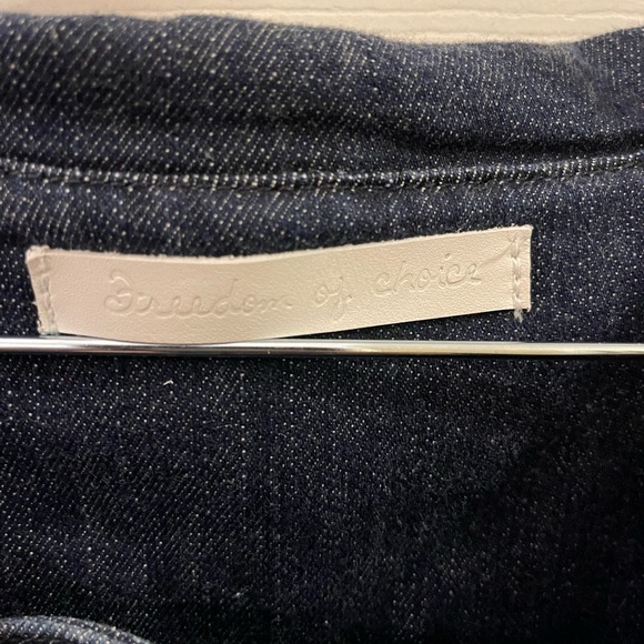 Anthropologie Freedom of Choice denim jacket in large - Picture 5 of 8